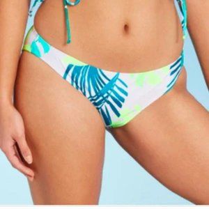 Cheeky Hipster Bikini Bottom - Xhilaration™ Multi Leaf Print- NWT